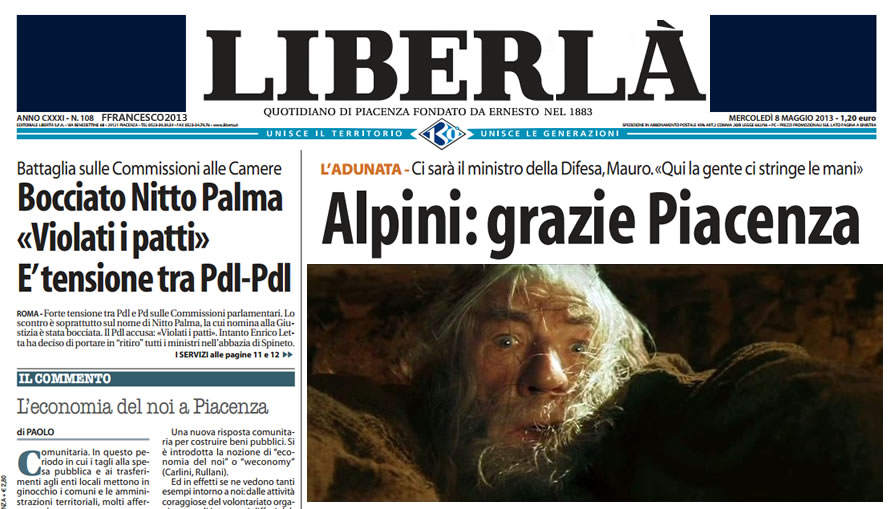 Alpini a Piacenza – Rassegna Stampa